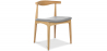 Buy Elb Scandinavian design Boho Bali Chair CW20 - Premium Leather Grey 16436 Home delivery