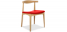 Buy Elb Scandinavian design Boho Bali Chair CW20 - Premium Leather Red 16436 with a guarantee