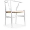 Buy Dining Chair Scandinavian Design Wooden Cord Seat - Wish White 99916432