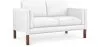 Polyurethane Leather Upholstered Sofa - 2 Seater - Mordecai image 9
