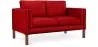 Polyurethane Leather Upholstered Sofa - 2 Seater - Mordecai image 9