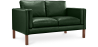 Buy Design Sofa Michael (2 seats) - Faux Leather Green 13921 in the Europe