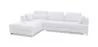 Chaise longue with 3 seats - Upholstered in fabric - Boretti image 9