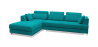 Buy Due Mondo Design Sofa (3 seats) Boretti Right Angle Turquoise 16613 in the Europe