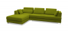 Buy Due Mondo Design Sofa (3 seats) Boretti Right Angle Olive 16613 Home delivery