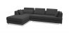 Buy Due Mondo Design Sofa (3 seats) Boretti Right Angle Dark grey 16613 with a guarantee