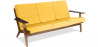 Buy Design Sofa FM350 Sofa (3 seats) - Fabric Yellow 15195 Home delivery