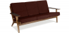 Buy Design Sofa FM350 Sofa (3 seats) - Leather Chocolate 15196 home delivery