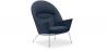 Buy Armchair with Armrests - Upholstered in Fabric - Oculus Dark blue 57151 with a guarantee