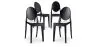 Pack of 4 Dining Chairs Transparent - Victoria Queen image 9