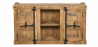 Buy Wooden Sideboard - Industrial Design - 2 doors - Tunk Natural wood 58890 - in the EU