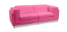 Buy Cawa Design Sofa  (2 seats) - Faux Leather Pink 16611 home delivery