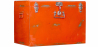 Buy Small industrial metal trunk Orange 58680 - in the EU