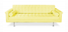 Buy Design Sofa Objective (3 seats) - Fabric Yellow 13258 at Privatefloor