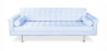Buy Design Sofa Objective (3 seats) - Fabric Light blue 13258 - prices