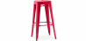 Buy Bar Stool - Industrial Design - Steel - 76cm - Stylix Red 58990 at Privatefloor