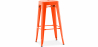 Buy Bar Stool - Industrial Design - Steel - 76cm - Stylix Orange 58990 - prices