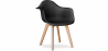Buy Dining Chair with Armrests - Scandinavian Style - Dominic Black 58595 - in the EU