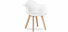 Buy Dining Chair with Armrests - Scandinavian Style - Dominic White 58595 - prices