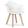 Buy Dining Chair Scandinavian Design Premium - Dominic White 58595
