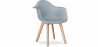 Buy Dining Chair with Armrests - Scandinavian Style - Dominic Light grey 58595 at Privatefloor