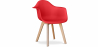 Buy Dining Chair with Armrests - Scandinavian Style - Dominic Red 58595 in the Europe