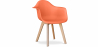 Buy Dining Chair with Armrests - Scandinavian Style - Dominic Orange 58595 with a guarantee