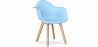 Buy Dining Chair with Armrests - Scandinavian Style - Dominic Light blue 58595 - prices