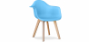 Buy Dining Chair with Armrests - Scandinavian Style - Dominic Blue 58595 at Privatefloor
