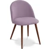 Dining Chair - Upholstered in Fabric - Scandinavian Style - Evelyne image 9