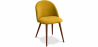 Buy Dining Chair - Upholstered in Fabric - Scandinavian Style - Evelyne Yellow 58982 - in the EU