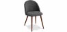 Buy Dining Chair - Upholstered in Fabric - Scandinavian Style - Evelyne Dark grey 58982 in the Europe