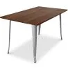Buy Rectangular Dining Table - Industrial - Wood - Tawny Steel 58996