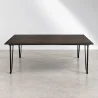 Buy Hairpin Dining table 170x90cm Natural wood 59000