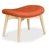 Buy Kontor Ottoman - Scandinavian Design Orange 59019