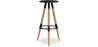 Buy Wooden Bar Stool - Scandinavian Design - Matu Black 59144 - prices