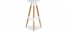 Buy Scandinavian style stool - Metal White 59144 - in the EU