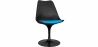 Buy Dining Chair - Black Swivel Chair - Tulip Turquoise 59159 Home delivery