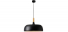 Buy Ceiling lamp in black metal and wood Black 59163 - in the EU
