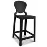 Bar Stool with Backrest - Transparent Design - 65cm - Victoria Queen image 9