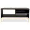 Buy Wooden TV Cabinet - Golden Legs - Zone Chocolate 59231