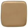 Buy Cushion with magnets for Tolix Style square seat Chair Light brown 59140