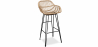 Buy Synthetic wicker bar stool 75cm - Many Dark Wood 59256 - in the EU