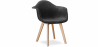 Buy Dining Chair with Armrests - Upholstered in Velvet - Dawick Black 59263 - prices