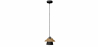 Buy Nordic pendant lamp in wood and metal - Gerd Black 59247 - prices