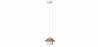 Buy Nordic pendant lamp in wood and metal - Gerd White 59247 - in the EU