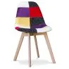 Buy Dining Chair Denisse Scandi style Premium Design - Patchwork Tessa Multicolour 59268