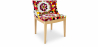Buy Dining Chair - Transparent Legs - Patterned Design - Miss Style Natural wood 31382 - prices