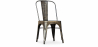 Buy Dining chair Stylix Industrial Design Square Metal - New Edition Metallic bronze 99932871 - in the EU
