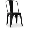 Buy Dining chair Tolix Style Industrial Design Square Metal - New Edition Black 99932871